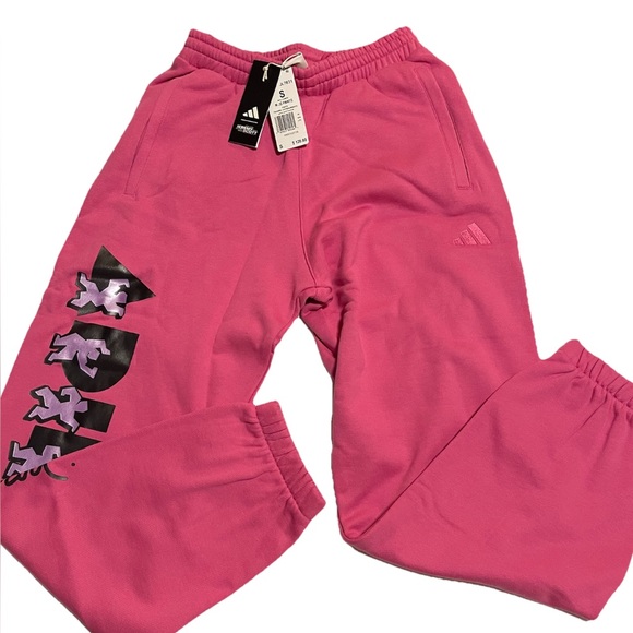 Adidas Jeremy Scott Sweatpants Pink Small NWTMen’s Gym Lounge Athleisure
